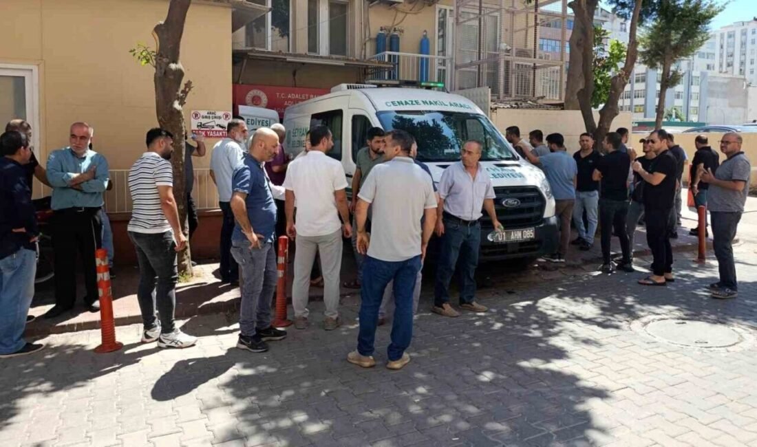 Adana’da yaya geçidinden karşıya geçmek isteyen taksinin manevra yapmasıyla direğe
