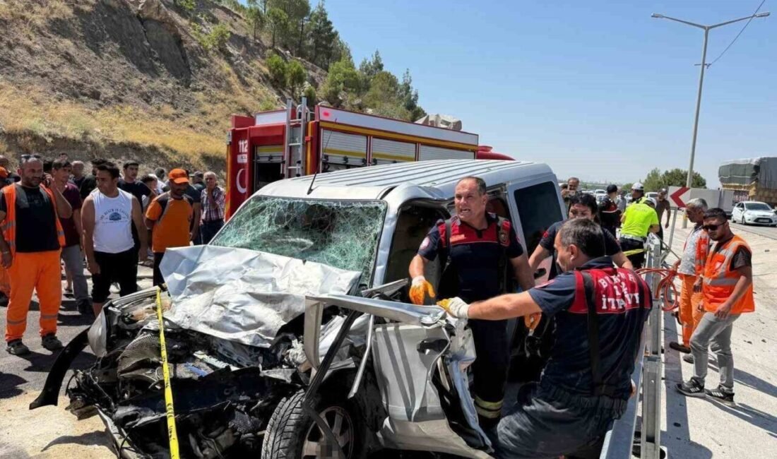 Burdur’da yol çalışması nedeniyle tek şeride düşen yolda, hatalı sollama