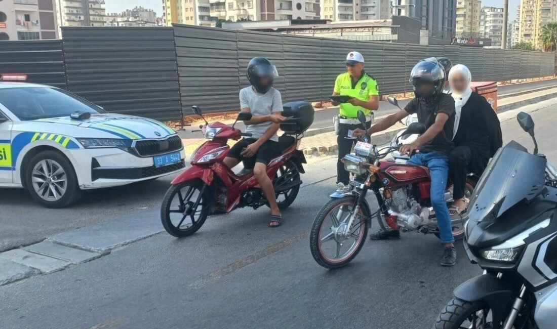 Mersin polisinin bu yılın 8 ayında yaptığı denetimlerde 1 milyon