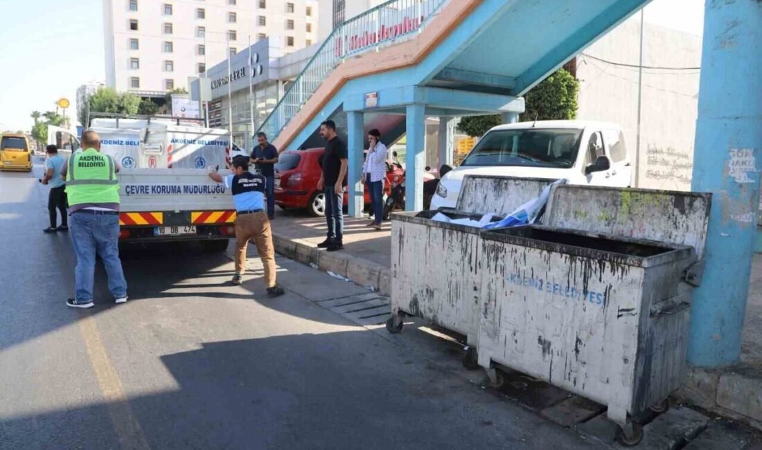 Mersin’in merkez ilçe Akdeniz Belediyesi, kentte daha temiz ve düzenli