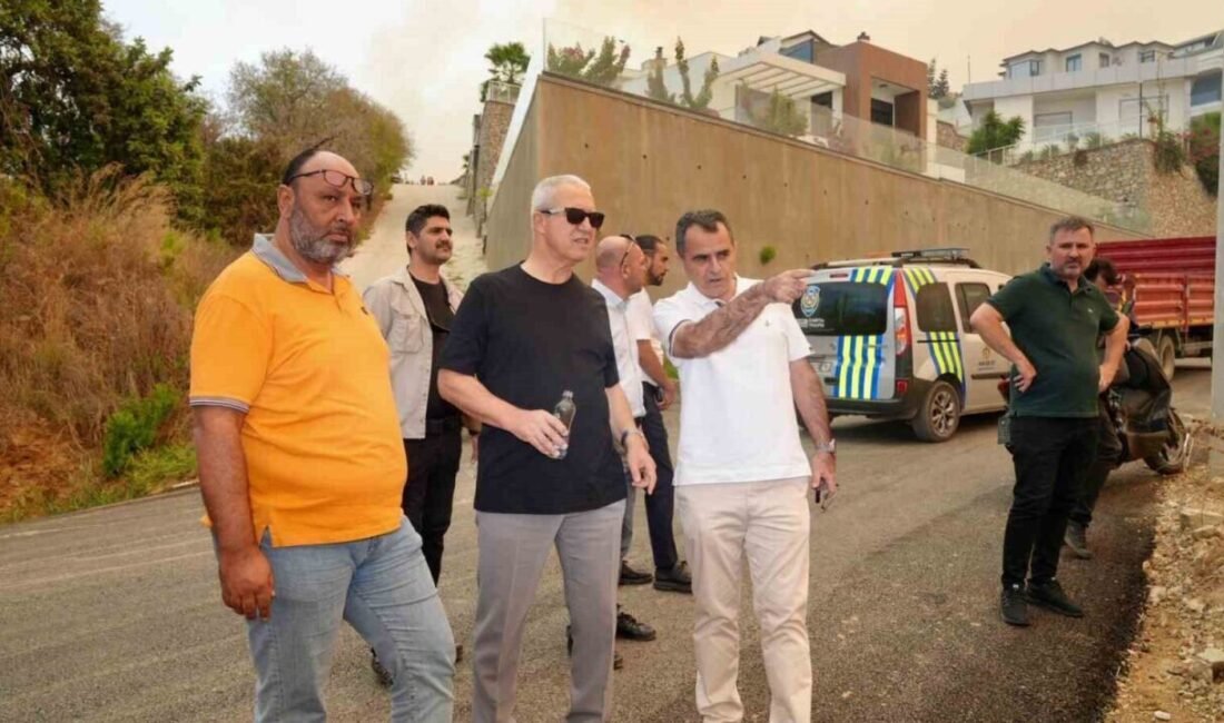 Alanya Belediye Başkanı Osman Tarık Özçelik, yangın bölgesinde yaptığı açıklamada,