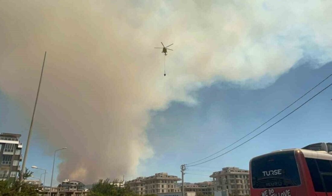 Antalya’nın Alanya ilçesi Kargıcak Mahallesi’nde ormanlık alanda yangın çıktı. Saat