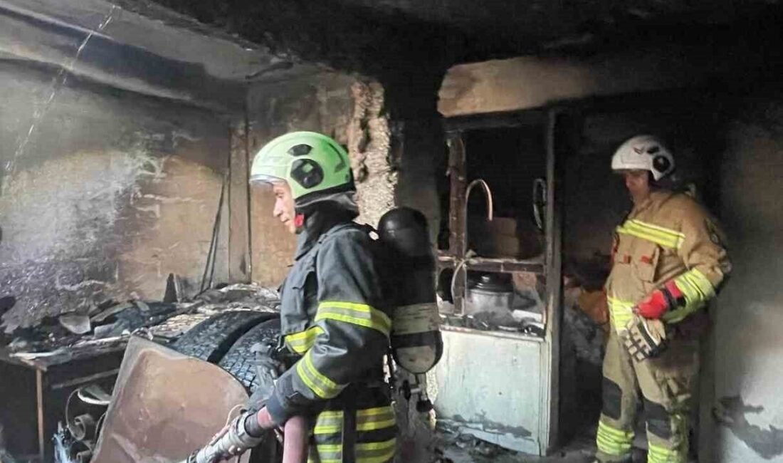 Hatay’da alevlere teslim olan tek katlı müstakil evde hasat oluştu.