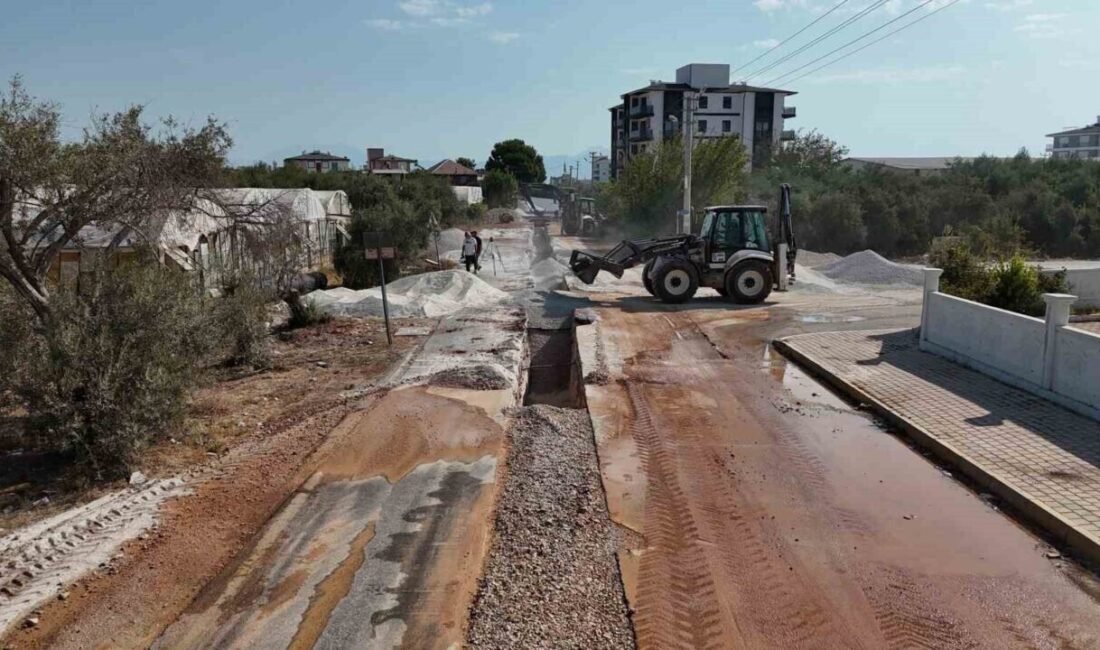 Antalya Büyükşehir Belediyesi ASAT Genel Müdürlüğü, altyapı eksikliklerini gidermek amacıyla