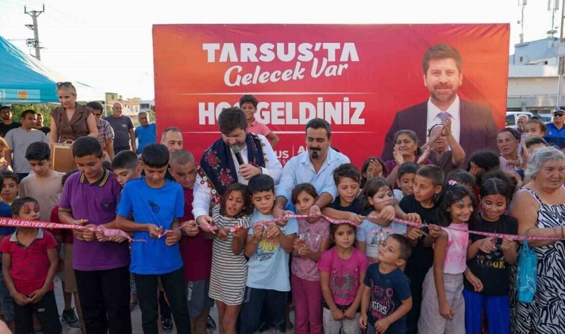 Tarsus Belediyesi tarafından restore edilen Yenice Sosyal Tesisleri, düzenlenen törenle