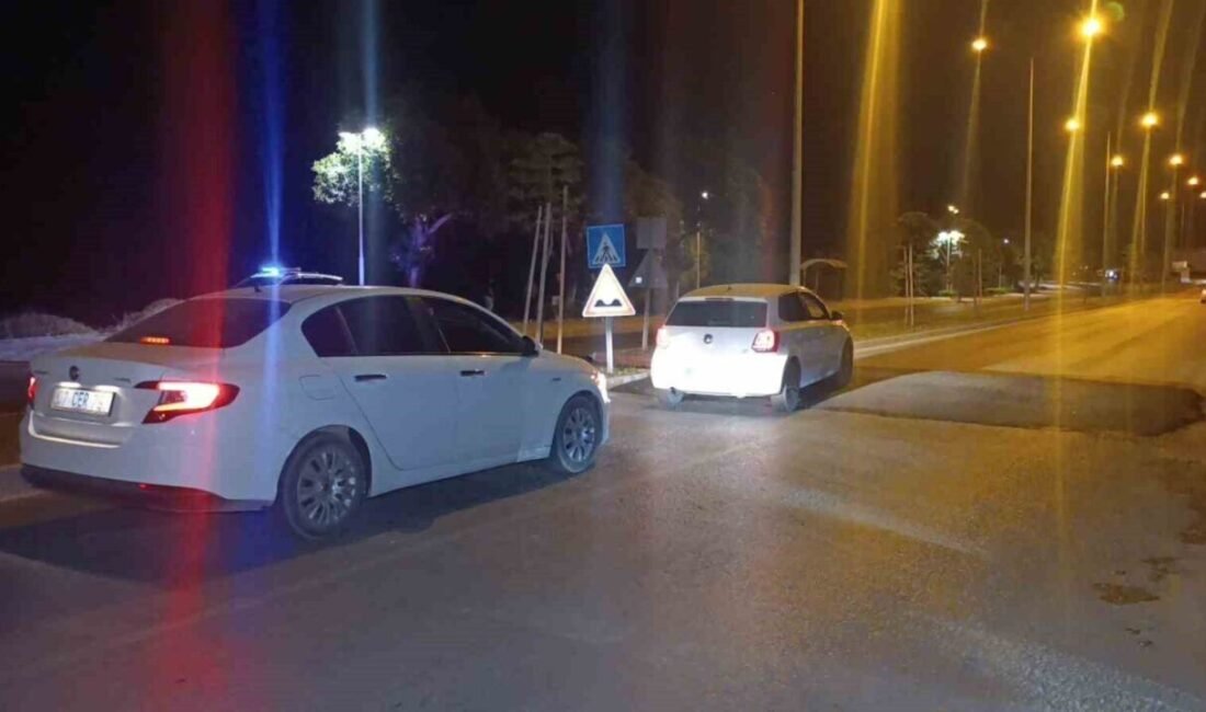 Antalya’nın Manavgat ilçesinde aşırı hızı önlemek için konulan kasisler boyanmayınca