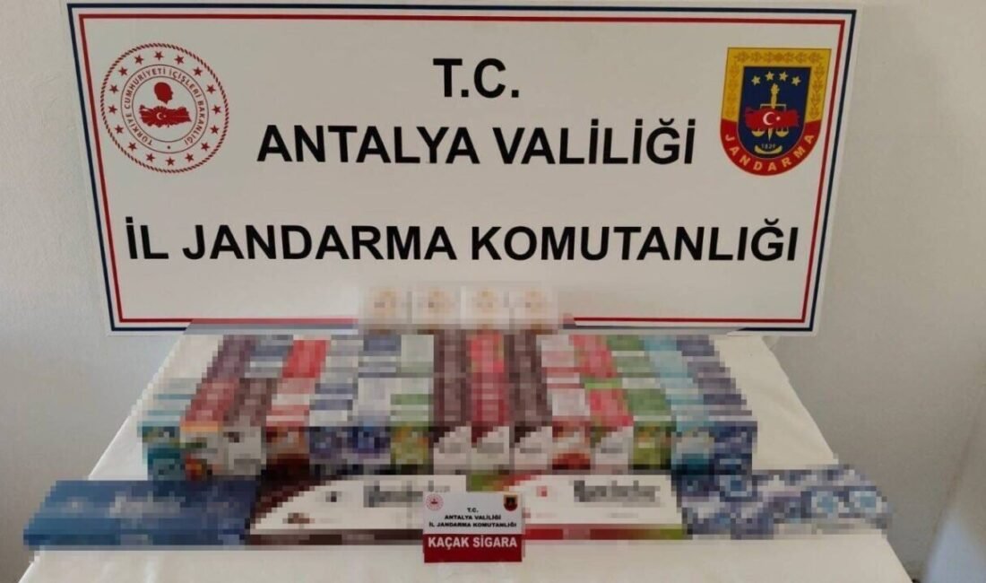 Antalya İl Jandarma Komutanlığı ekiplerinin Gazipaşa’da düzenlediği operasyonda 250 kilo