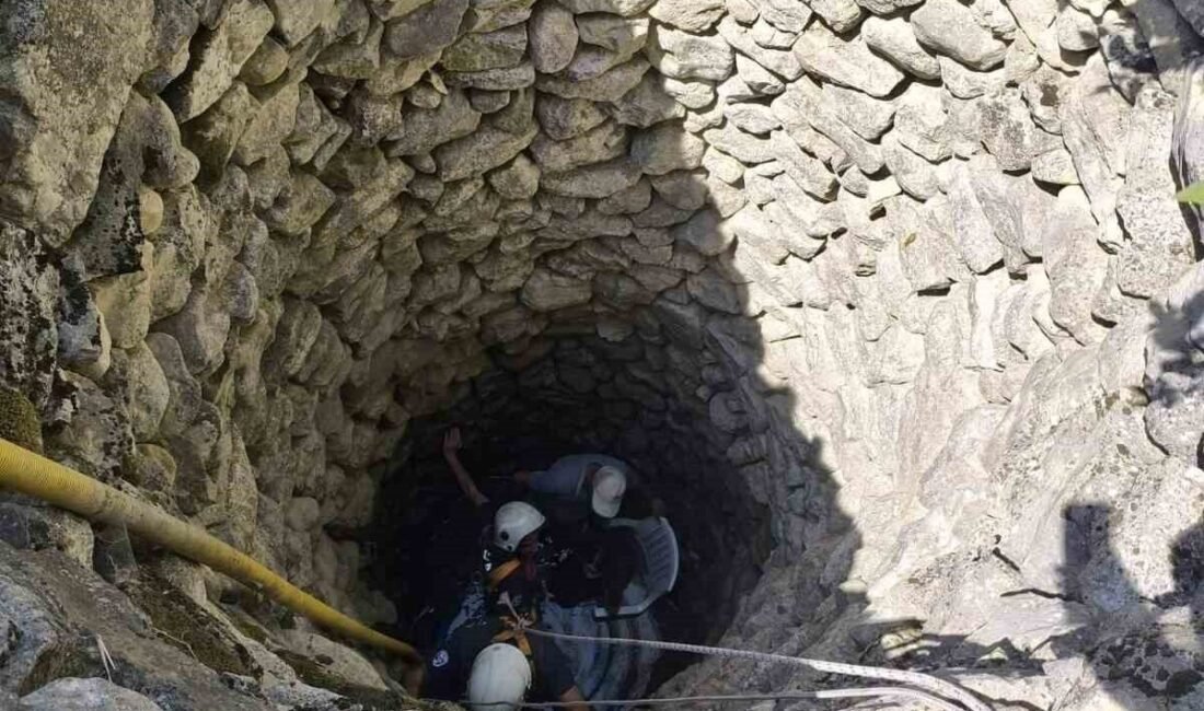 HATAY (İHA) – Hatay’da 7 metre derinliğindeki kuyuya düşerek yaralanan