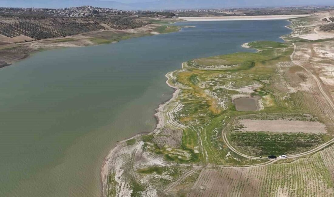 Hatay’da Amik Ovası’nın su kaynaklarından olan Yarseli Barajı’nda son 65