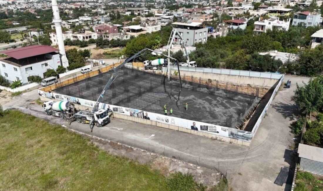 Hatay Büyükşehir Belediyesi, Payas ilçesine kazandıracağı çok amaçlı salonun inşasına