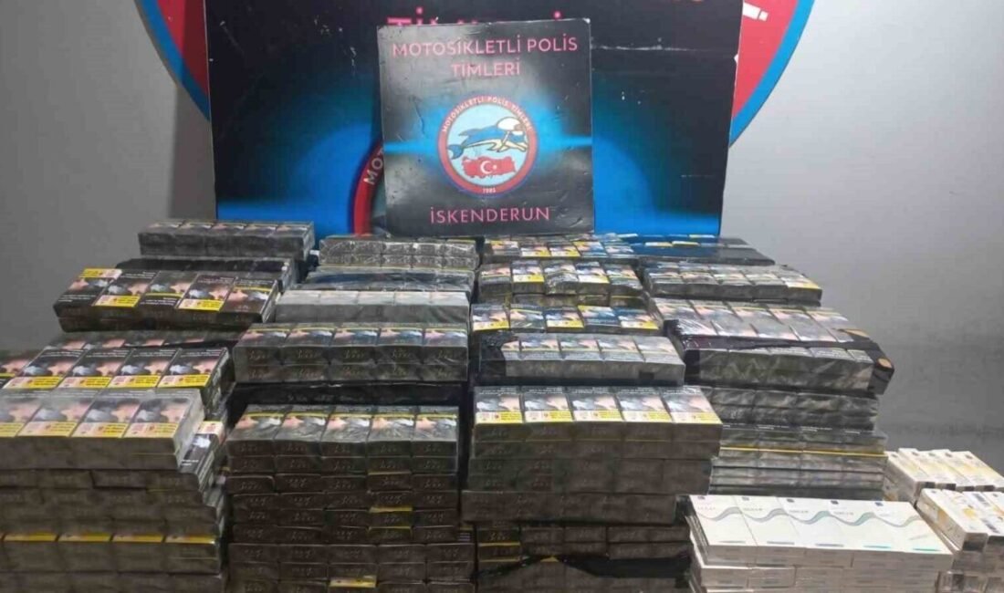 Hatay’ın İskenderun ilçesinde polis ekipleri tarafından yapılan operasyonda 2 bin