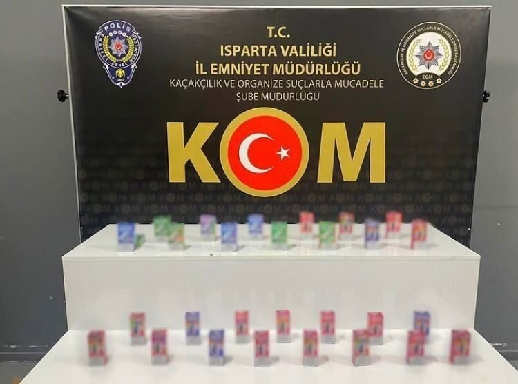 Isparta İl Emniyet Müdürlüğü KOM Şube ekiplerince düzenlenen operasyonda, 29