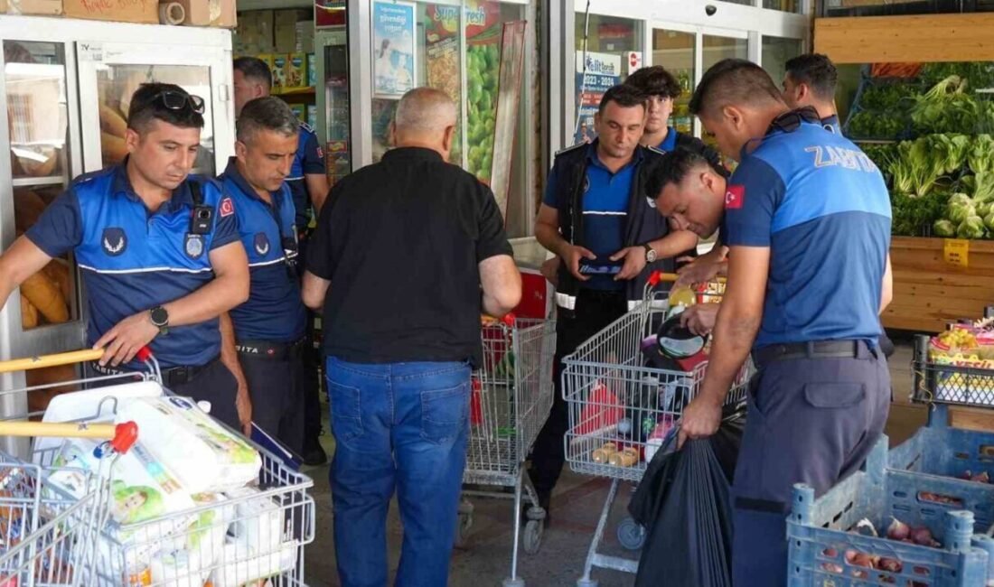 Tarsus Belediyesi zabıta ekipleri, kent genelinde yaptıkları denetimlerde son kullanma