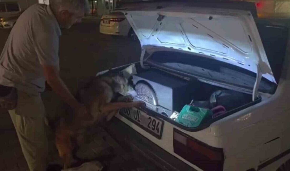 Adana’da bir otomobilin bagajında bulunan subwoofer (hoparlör) içerisinden yaklaşık 2