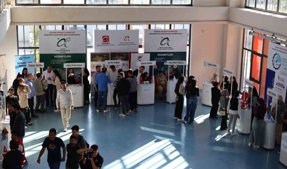 Adana’da İş Eşleştirme Etkinliği (İstihdam Fuarı), Adana Sanayi Kampüsü’nde başladı.