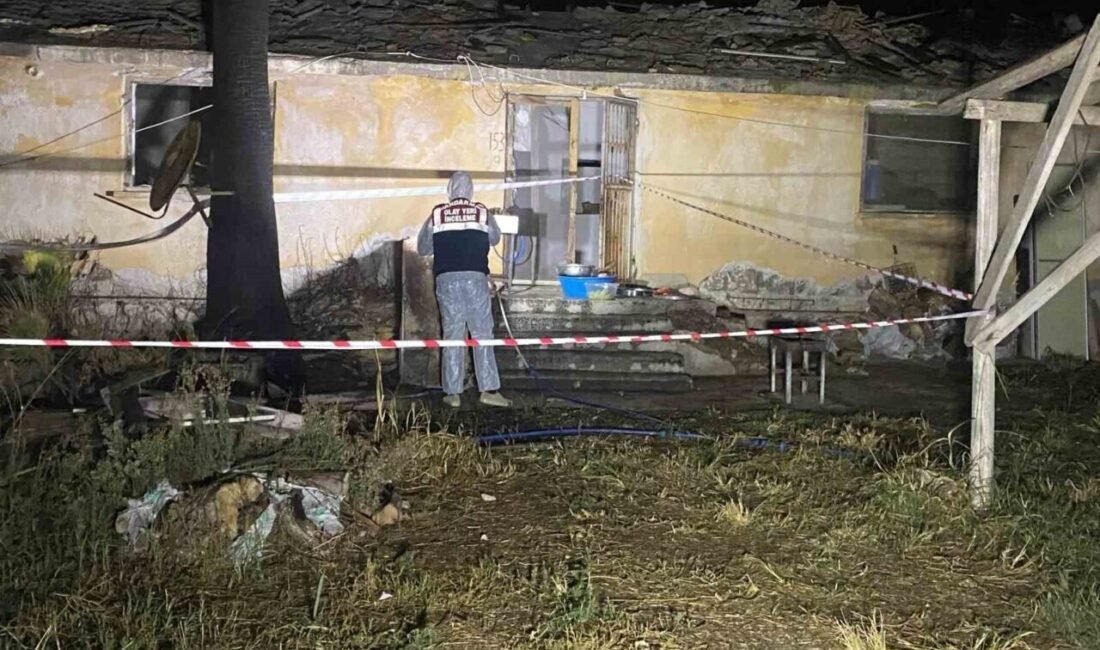 Adana’nın Ceyhan ilçesinde annesinin çalıştığı şantiyeye giden genç, annesini silahla