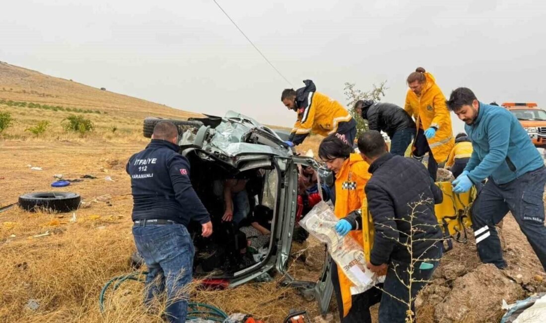 Burdur’un Karamanlı ilçesinde yol üzerindeki su birikintisi nedeniyle yaşanan kazanın