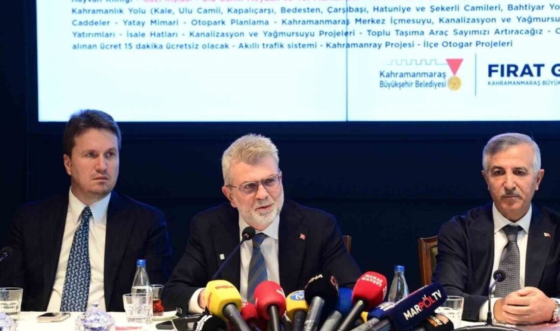 Kahramanmaraş Büyükşehir Belediye Başkanı Fırat Görgel, “Seçim öncesi lansman toplantılarında