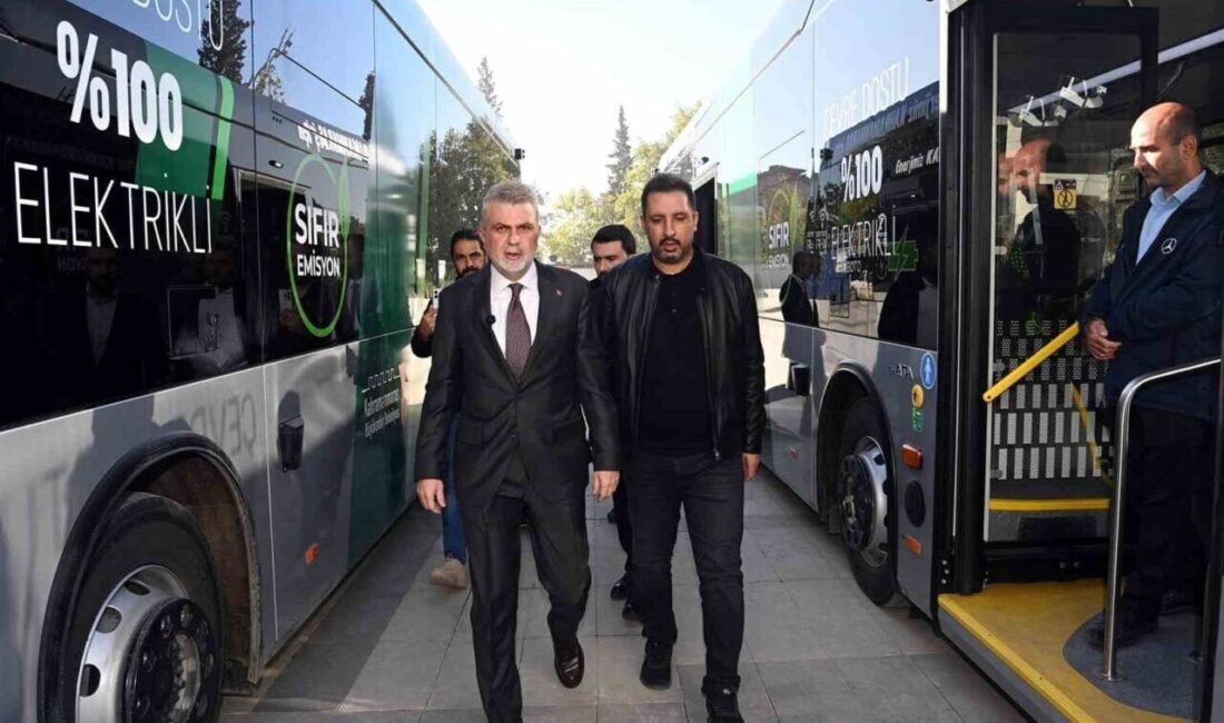 Kahramanmaraş’ın Büyükşehir Belediye Başkanı Fırat Görgel, “Yeşil ulaşım hamlemizle Kahramanmaraş’ımızı