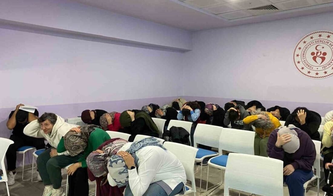 Burdur AFAD İl Müdürlüğü tarafından Gençlik ve Spor İl Müdürlüğü