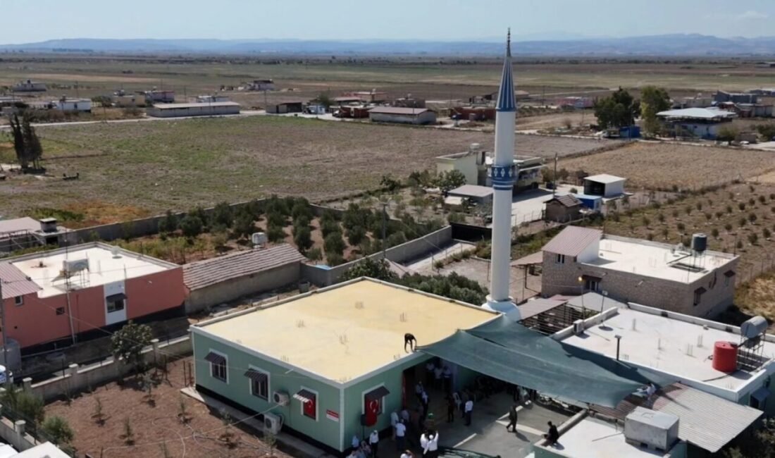 Hatay’da depremin ardından inşa edilen 104. cami olan Karabatak Mahallesi