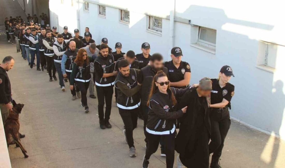 Adana merkezli 10 ilde cinayet, uyuşturucu gibi bir çok suça