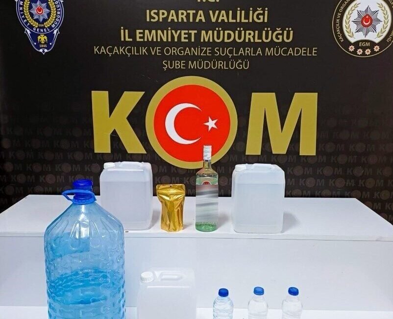 Isparta’da polis ekiplerince son günlerde düzenlenen iki ayrı operasyonda toplam