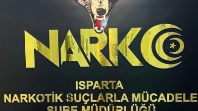 Isparta’da polis ekiplerinin düzenlediği operasyonda 359 gram skunk ve 1,8