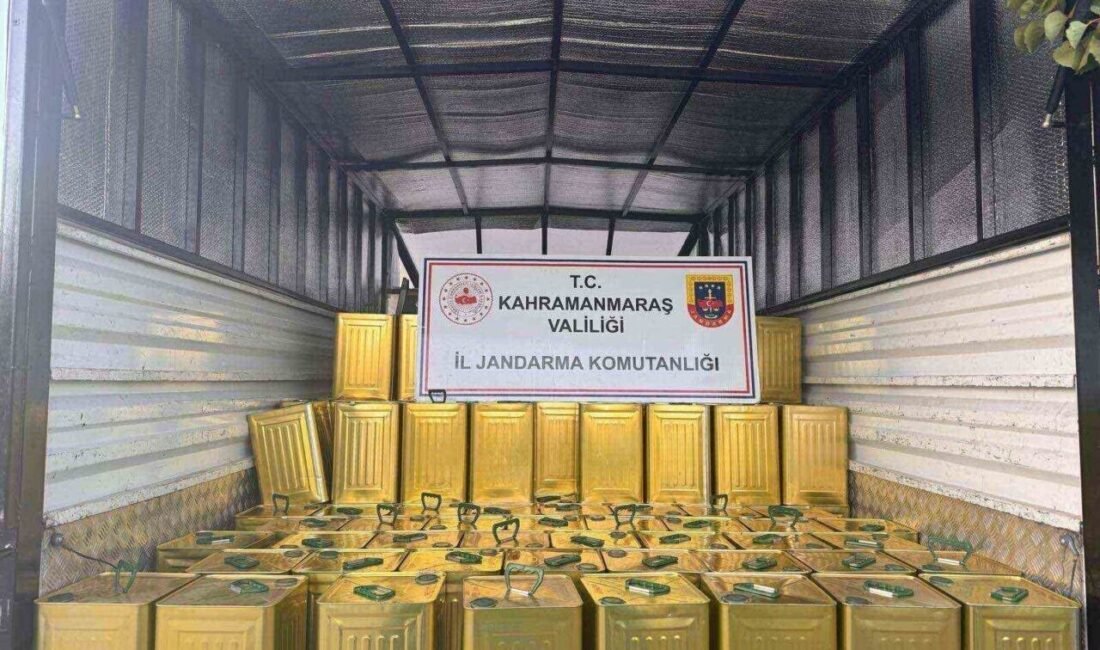 Kahramanmaraş’ta düzenlenen operasyonda 3 bin 200 litre sahte zeytinyağı ele