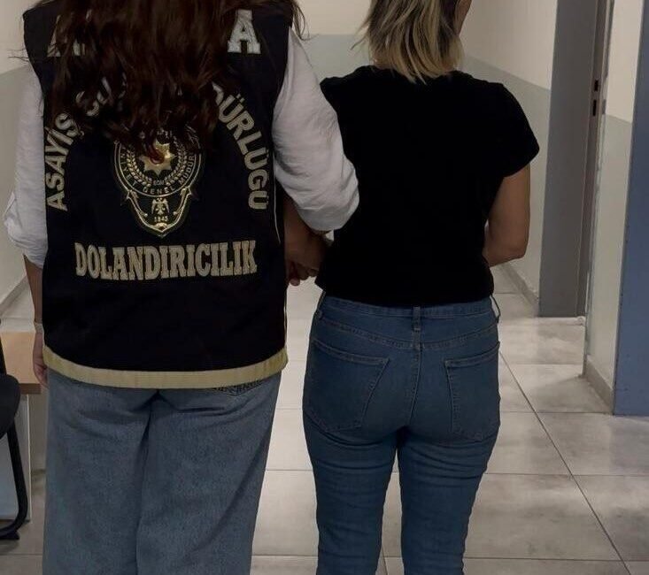 Antalya’nın Kepez ilçesinde kuyumcuya sahte altın satmaya çalışan kadın, polis