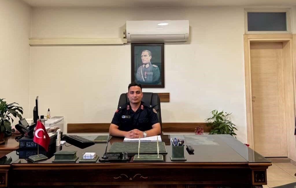 Antalya’nın Manavgat ilçesinde Merkez Jandarma Komutanlığı’na atanan Jandarma Teğmen Ahmet