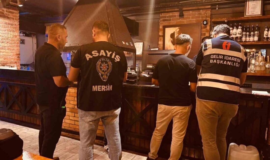 Mersin’de polis ekipleri tarafından kent genelinde yapılan denetimlerde 670 işletme