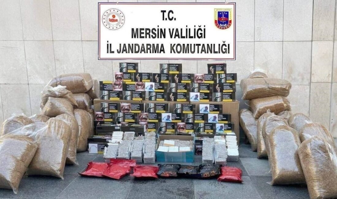 Mersin’de sigara kaçakçılığıyla mücadele kapsamında düzenlenen operasyonlarda 3 şüpheli gözaltına