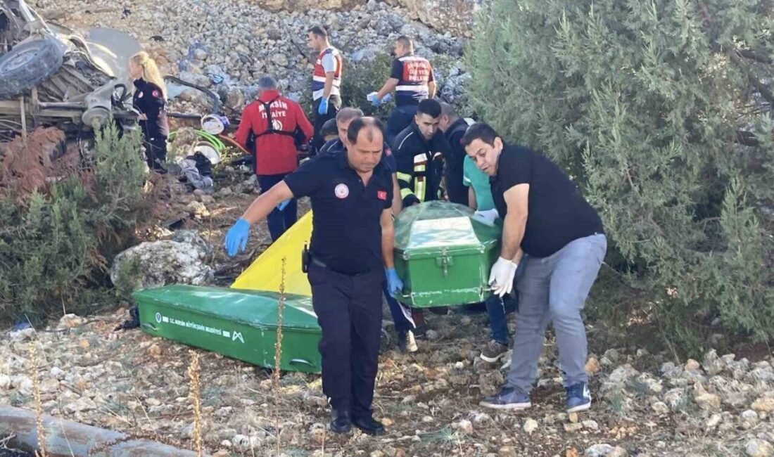 Mersin’in Erdemli ilçesinde tarım işçilerini taşıyan minibüsün şarampole uçtuğu kazada