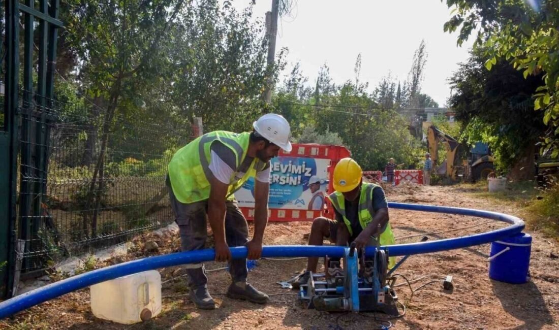 MESKİ, Tarsus’un Kaburgediği Mahallesi’nde 2 bin 50 metre içme suyu