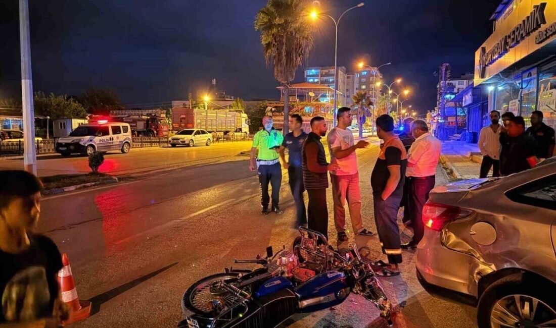 Osmaniye’nin Düziçi ilçesinde motosiklet ile otomobilin karıştığı kazada 2 kişi