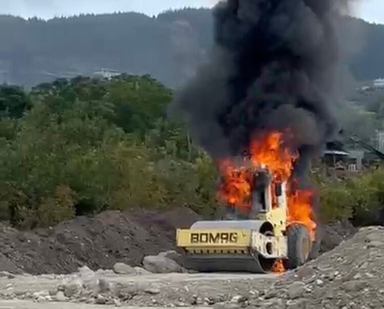 Osmaniye’nin Düziçi ilçesinde, hızlı tren hattı çalışmaları sırasında bir iş