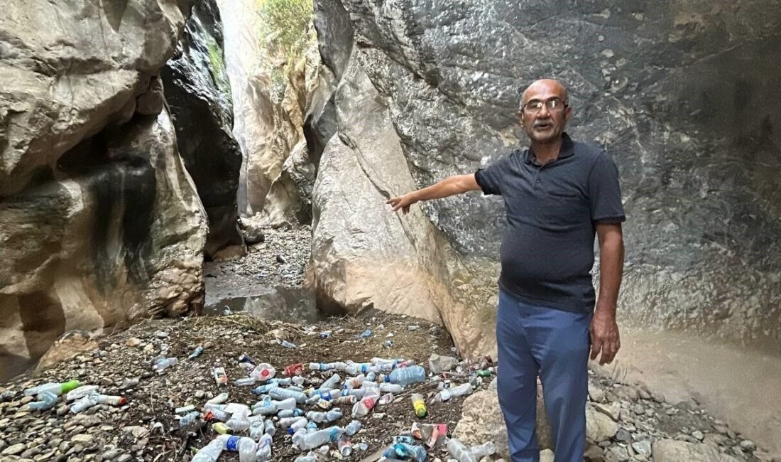 Hatay’da bulunan Sarıseki Kanyonu’nda yer alan şelale ve dere, kentte