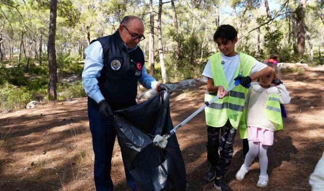 Mersin’in Erdemli Belediyesi öncülüğünde minik doğa müfettişleri ile birlikte “Takipçim