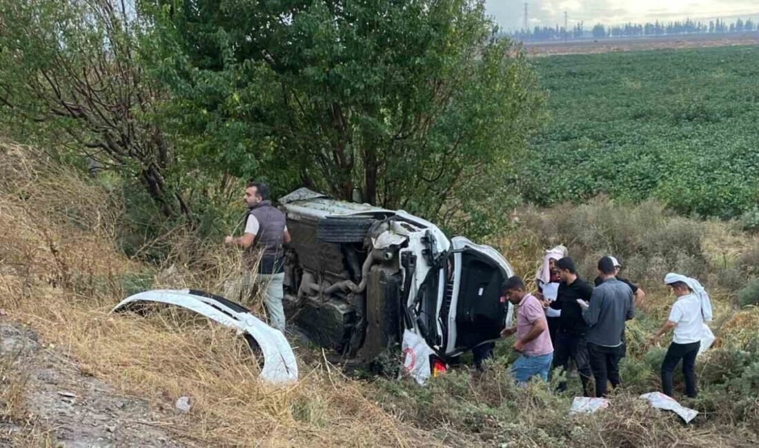 Hatay’ın Reyhanlı ilçesinde tırla çarpışıp takla atan otomobilin sürücüsü, hastanede