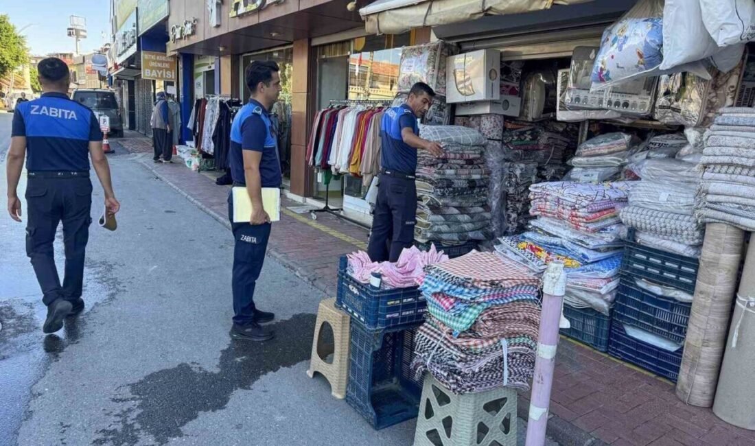Mersin’in Tarsus ilçesinde kaldırım işgallerine izin verilmiyor. Bu kapsamda Tarsus
