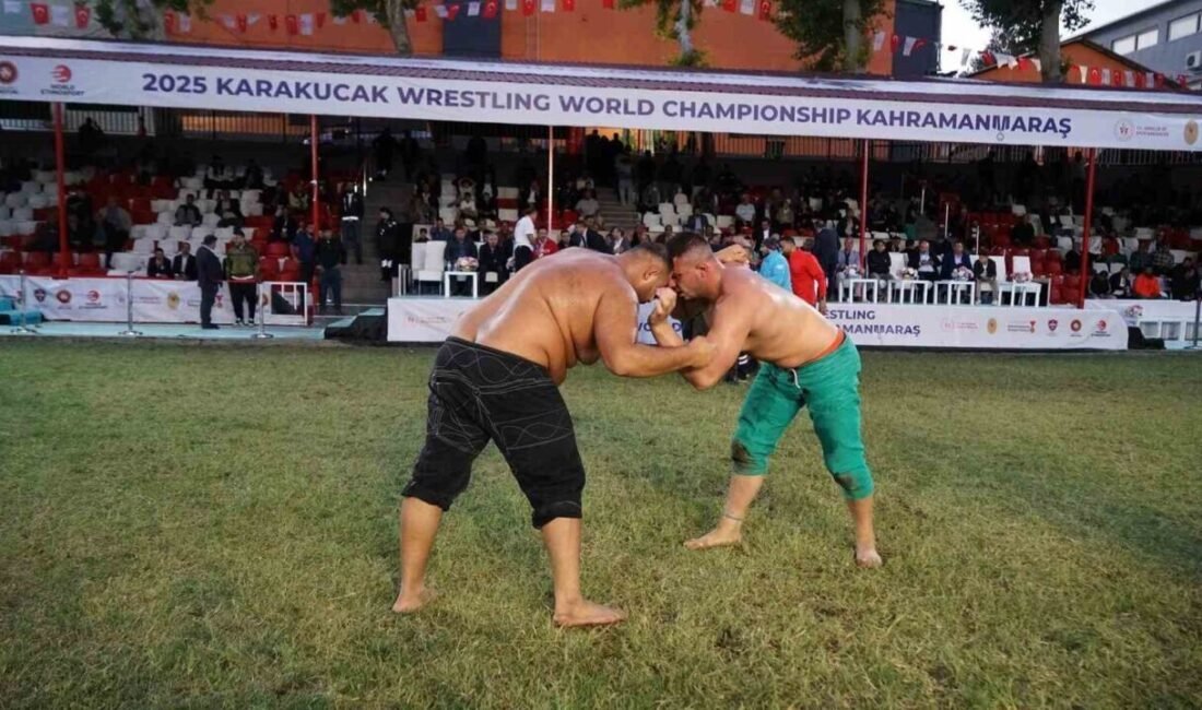 Kahramanmaraş’ta 26 farklı şehirden gelen 485 pehlivanın boy gösterdiği, Türkiye