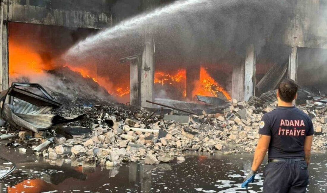 Adana’da hırdavat dükkanında çıkan yangın, kontrol altına alındı. Yangın, gece