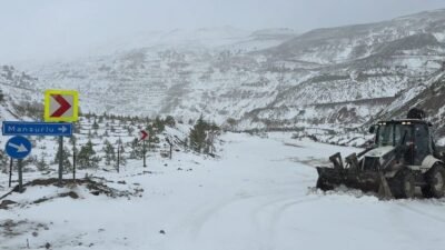 Meteorolojinin soğuk hava ve kar uyarısının ardından Adana’nın yüksek kesimlerinde