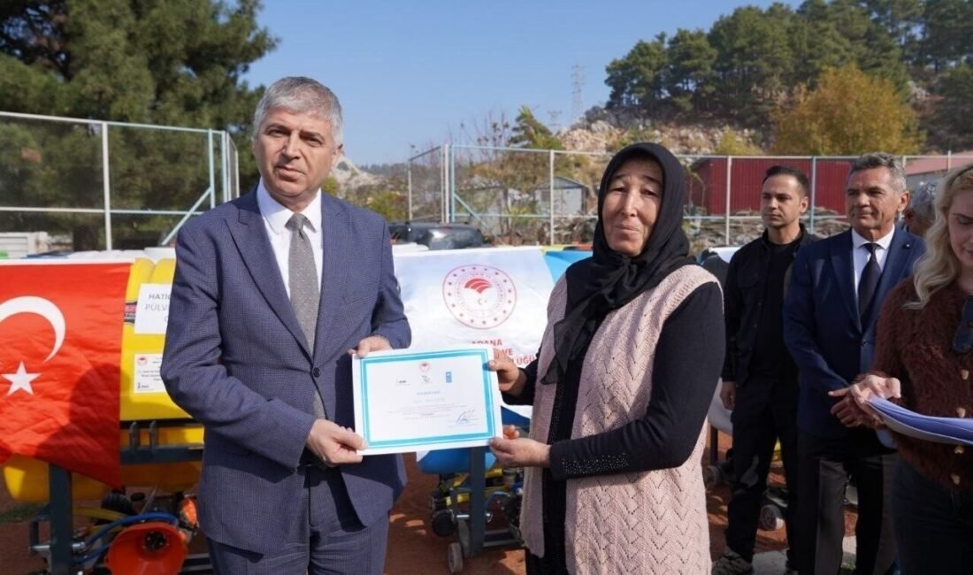 Adana İl Tarım ve Orman Müdürlüğü tarafından, 25 üreticiyi yüzde