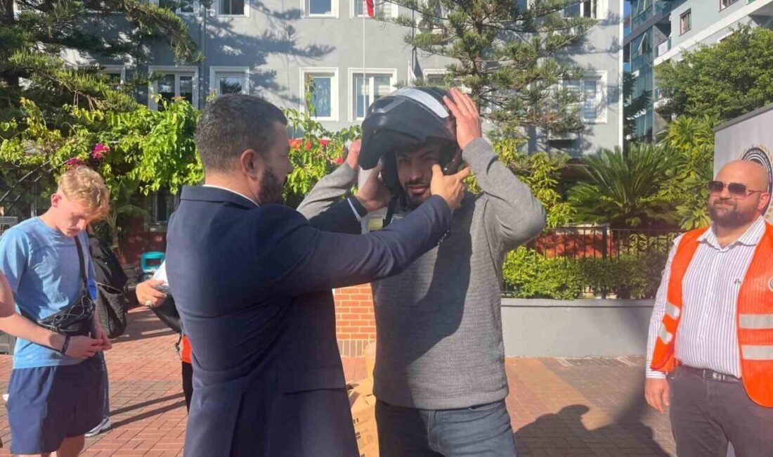 Antalya’nın Alanya ilçesinde artan motosiklet kazalarına dikkat çekmek ve yaralanmaların