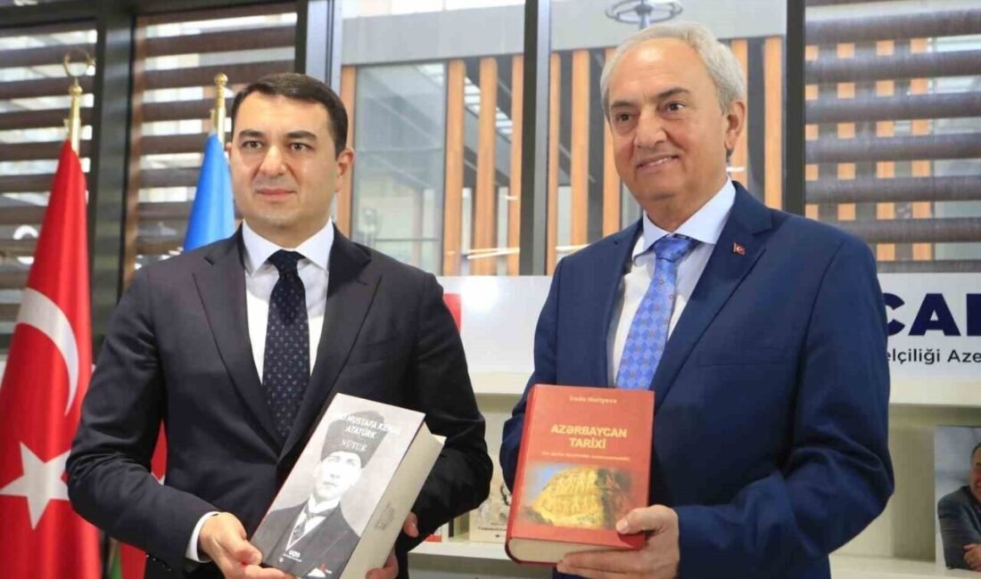 Antalya Kütüphanesi, dost ve kardeş ülke Azerbaycan ile kültürel işbirliğini