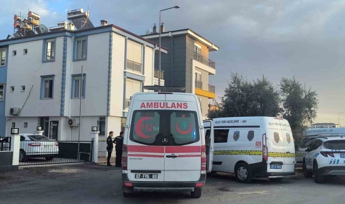 Antalya’da bir polis memuru, eşi ve 2 çocuğunu tabancayla vurarak