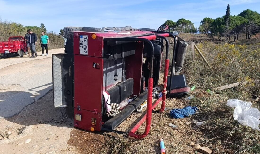 Antalya’nın Manavgat ilçesinde safari aracının devrilmesi sonucu meydana gelen kazada
