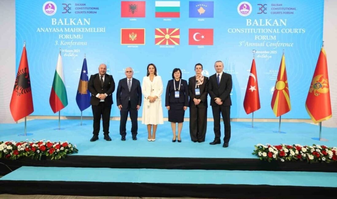 Antalya’da düzenlenen Balkan Anayasa Mahkemeleri Forumu (BCCF) 3. Konferansı kapsamında,